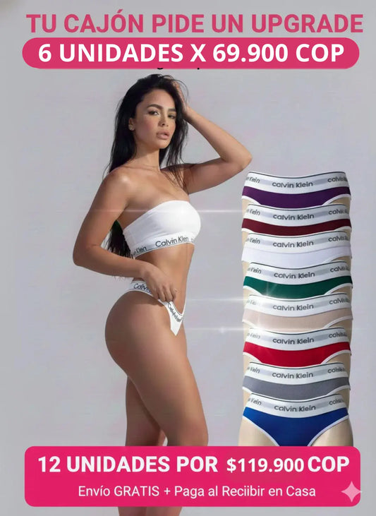 Pack x6 Tangas CK Premium – ¡Llévate las 6 por solo $69.900! OOLLDD